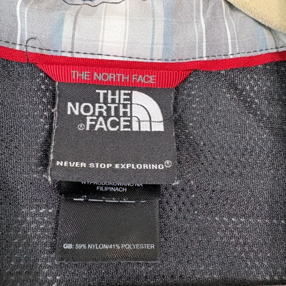 The North Face Shirt Mens XL Gray Plaid Short Sleeve Button Up Hiking Utility
